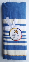 Telo Fouta Lettino cotone Blu royal