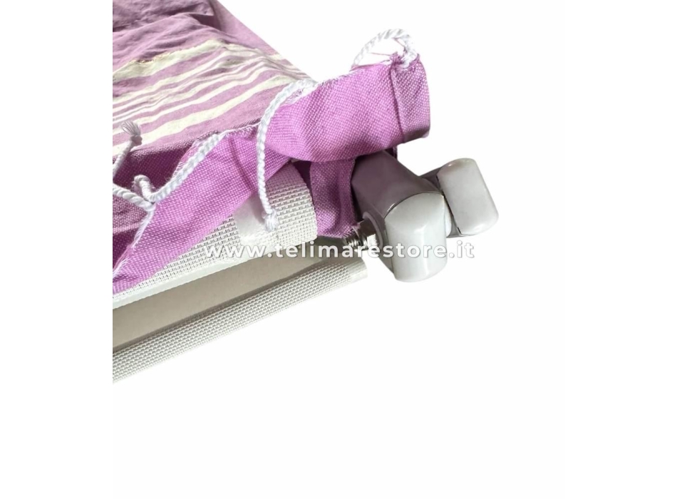 Telo Fouta Lettino Cotone Corallo