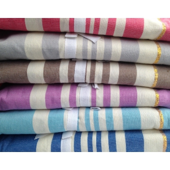 Telo Fouta Lettino Cotone Tortora