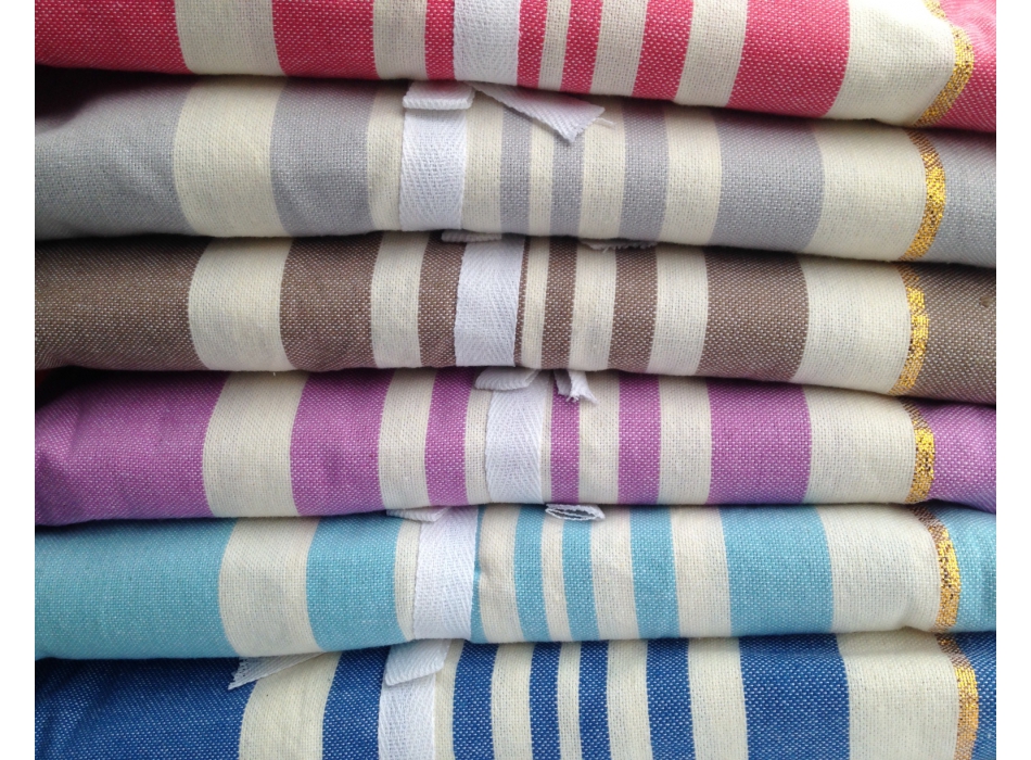 Telo Fouta Lettino Cotone Tortora