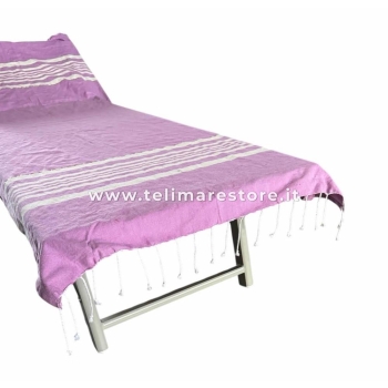 Telo Fouta Lettino Cotone Tortora