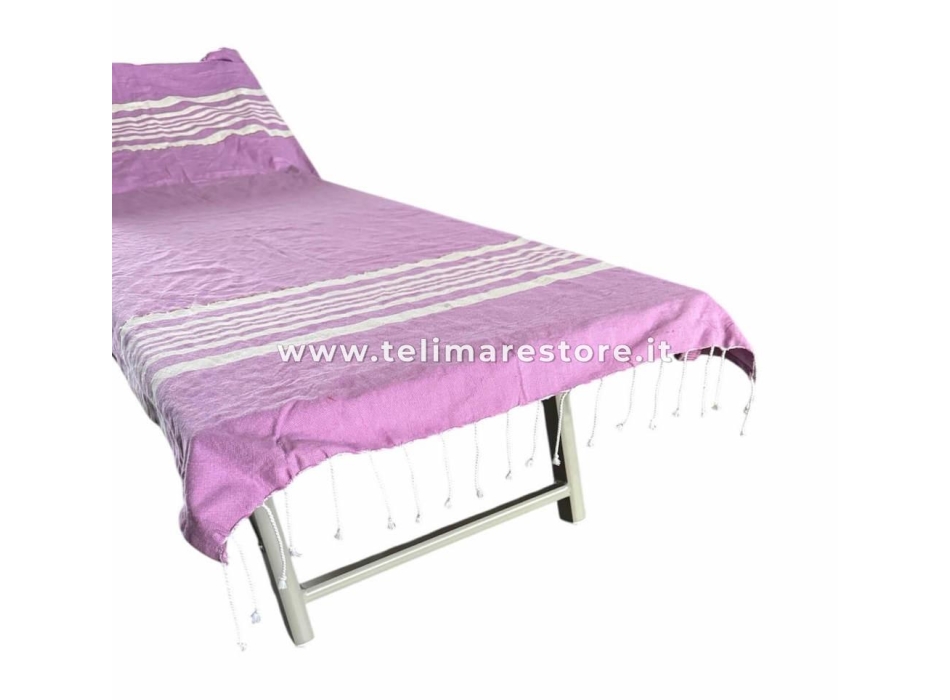 Telo Fouta Lettino Cotone Tortora