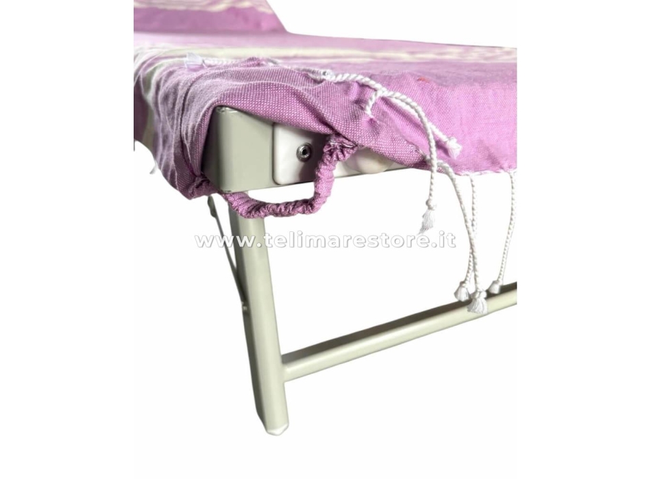 Telo Fouta Lettino Cotone Tortora