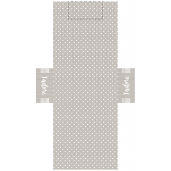 Telo Fouta Lettino Enjoi Tortora 