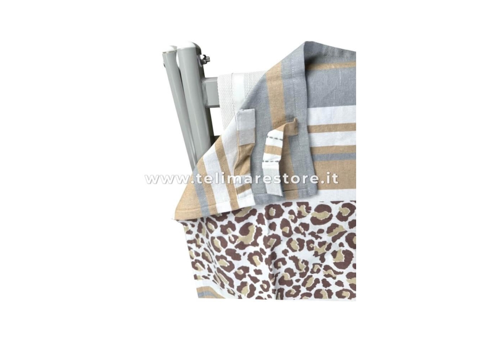 Telo Fouta Lettino Malindi Sabbia 80%Cotone 20%Poliestere Telo Mare 80x200cm Asciugamano Mare