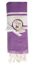 Telo Fouta Matrimoniale Viola