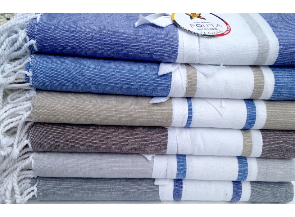 Telo Fouta Royal Bicolore