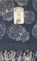 Telo Fouta Teschi Blu