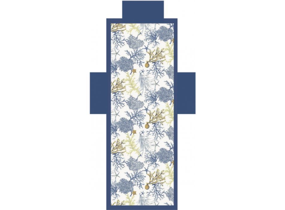 Telo Lettino Corallo Blu