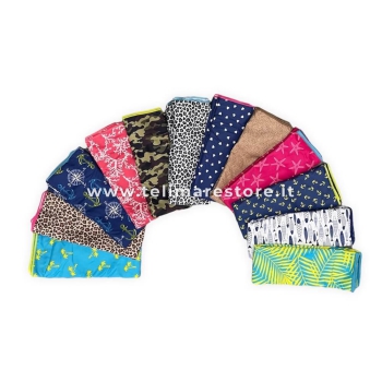 Telo Lettino SunJam Maculato Sabbia in Microfibra Senza Tasche e Cuscino 70x190cm 