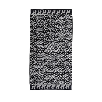 Telo mare Africa Leopardato Bianco Nero 90x165 cm Asciugamano Spiaggia - Beach Towel