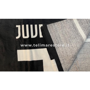 Telo Mare Bambino Stampato Juventus FC Asciugamano in Spugna 100% cotone Beach Towel 70x140cm 