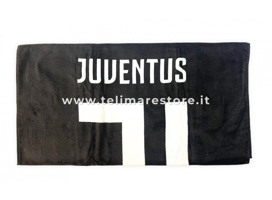 Telo Mare Bambino Stampato Juventus FC Asciugamano in Spugna 100% cotone Beach Towel 70x140cm 