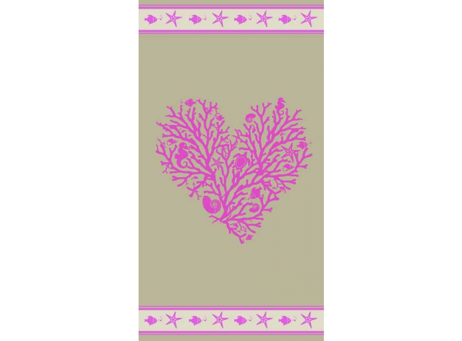 Telo Mare Corallo Sabbia