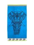 Telo Mare Fantasia Big Mary Azzurro 90x160 cm Asciugamano Spiaggia - Beach Towel