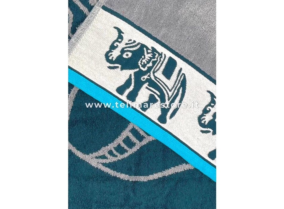 Telo Mare Fantasia Big Mary Grigio 90x160 cm Asciugamano Spiaggia - Beach Towel