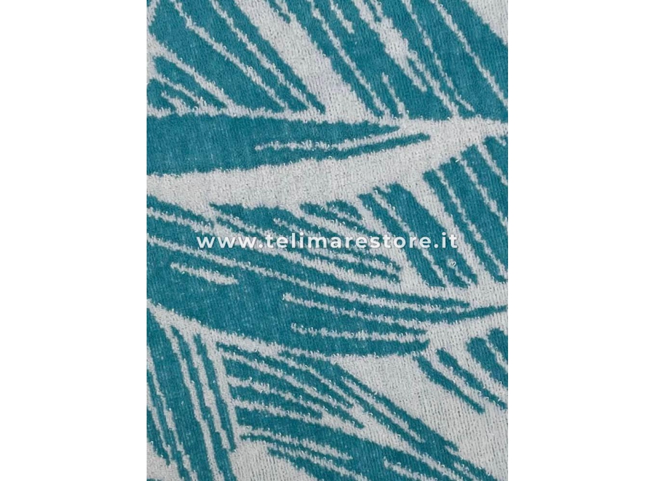 Telo Mare Fantasia Tropical Sabbia 90x165cm Asciugamano Spiaggia 100% Spugna di Cotone Beach Towel