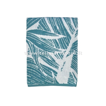 Telo Mare Fantasia Tropical Sabbia 90x165cm Asciugamano Spiaggia 100% Spugna di Cotone Beach Towel