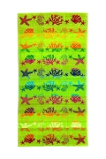 Telo Mare Fantasy Sea Verde Spugna 100% Cotone Asciugamano Spiaggia - Beach Towel