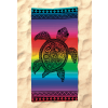 Telo Mare Fantasy Turtle 100% Spugna di Cotone Rigenerato 90x165 cm Asciugamano Spiaggia - Beach Towel