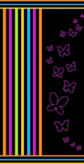 Telo Mare Farfalla Multicolor