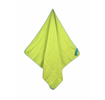 Telo Mare in Microfibra Tinta Unita Active Lime 90x170cm 88% Poliestere 12% Poliammide Con Laccio