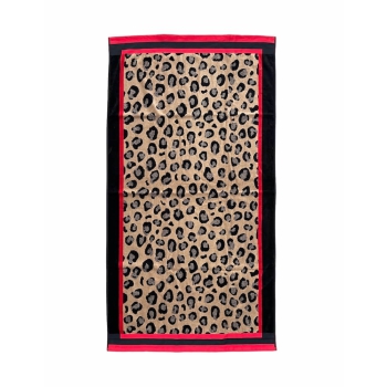 Telo Mare Jungle Maculato Sabbia 90x160cm Asciugamano Spiaggia 100% Spugna di Cotone Beach Towel