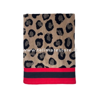 Telo Mare Jungle Maculato Sabbia 90x160cm Asciugamano Spiaggia 100% Spugna di Cotone Beach Towel