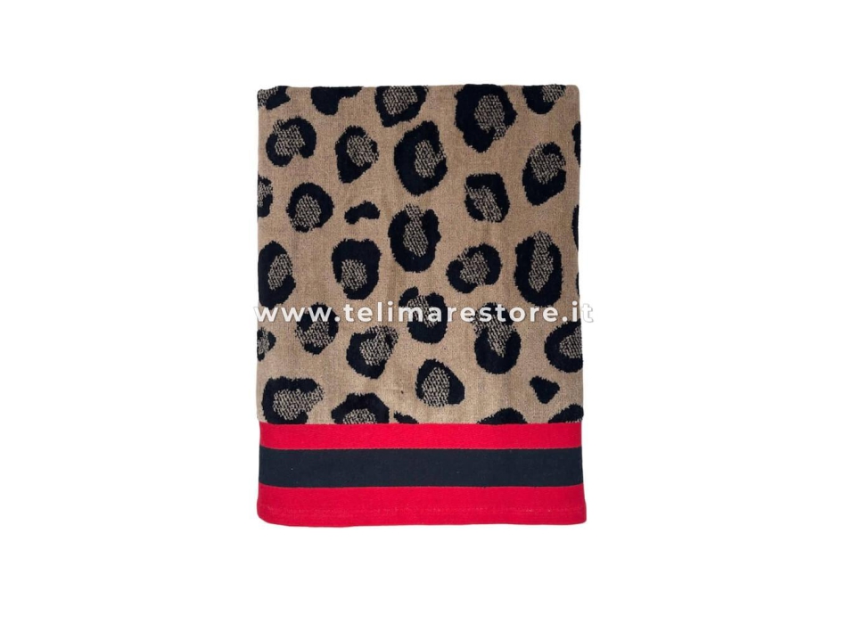Telo Mare Jungle Maculato Sabbia 90x160cm Asciugamano Spiaggia 100% Spugna di Cotone Beach Towel