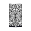 Telo Mare Kenya Maculato Bianco Nero 90x160cm Asciugamano Spiaggia 100% Spugna di Cotone Beach Towel