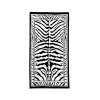 Telo Mare Kenya Zebrato Bianco Nero 90x160cm Asciugamano Spiaggia 100% Spugna di Cotone Beach Towel