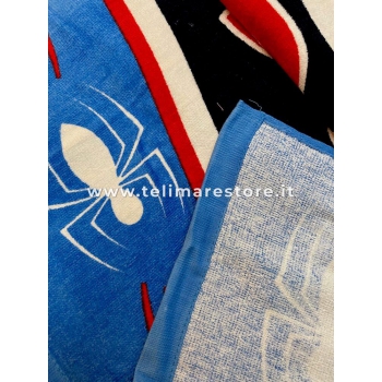 Telo Mare Per Bambini Stampato Spider-Man 1962 in Spugna 100% Cotone Asciugamano Misura 70x140cm Beach Towel