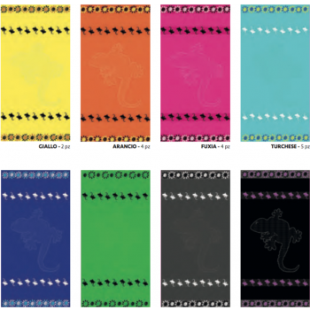 Telo mare Power Geko Arancione