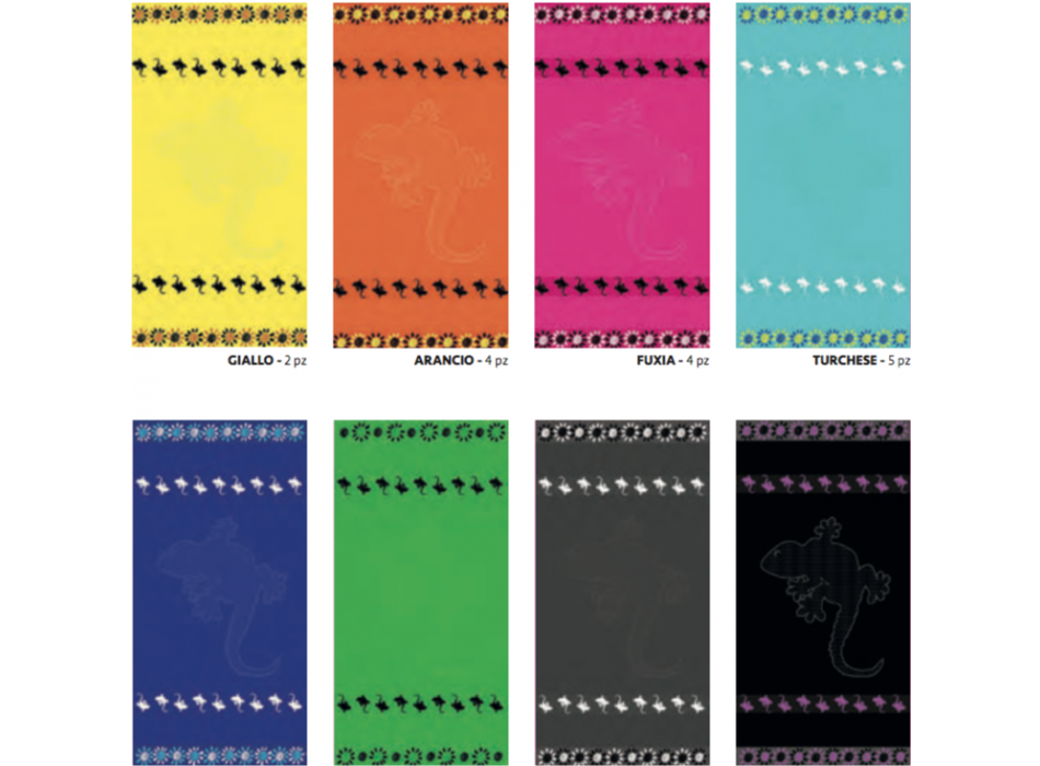 Telo mare Power Geko Arancione