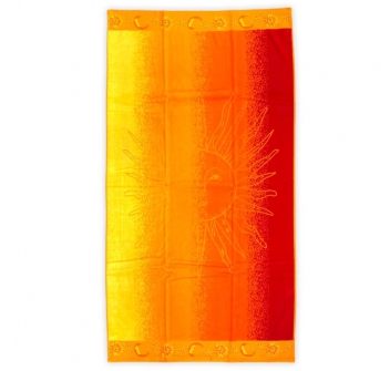 Telo mare Sole Degradè Arancione