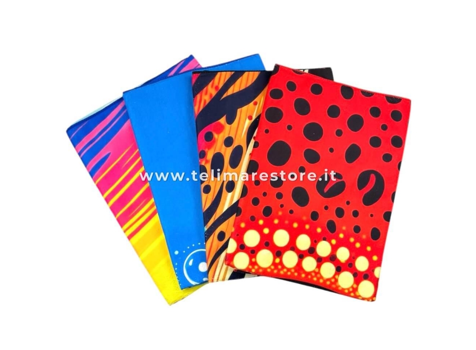 Telo Mare Stampato Summertime Elefante Microspugna Velour 100% Poliestere 100x180cm Stampa Digitale