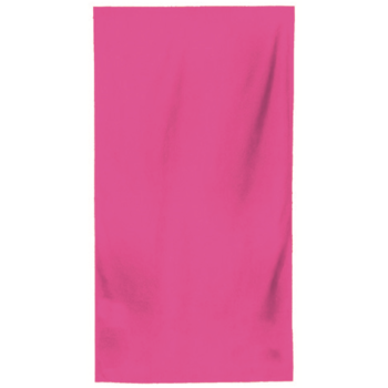 Telo Mare Tinta Unita Fucsia Fluo Asciugamano Velour 100% Spugna in Poliestere 100x180cm 