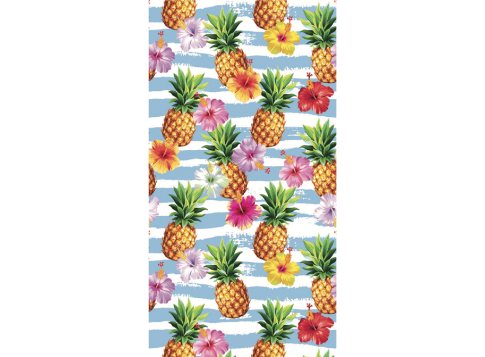 Telo Microfibra Stampato Ananas