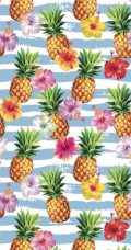 Telo Microfibra Stampato Ananas