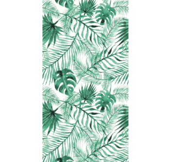 Telo Microfibra Stampato Foglie