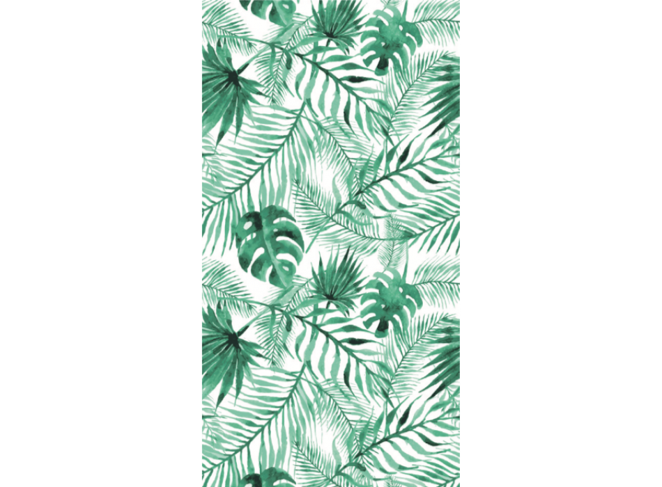 Telo Microfibra Stampato Foglie