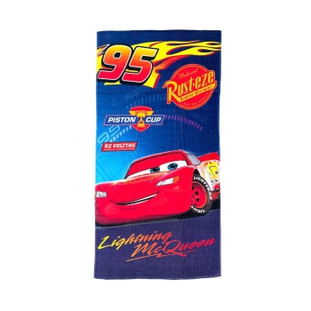 Telo Stampato Cars Piston Cup Asciugamano in Spugna 100% cotone Telo Mare 70x140cm 