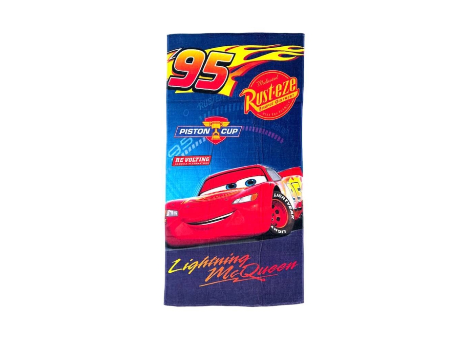 Telo Stampato Cars Piston Cup Asciugamano in Spugna 100% cotone Telo Mare 70x140cm 