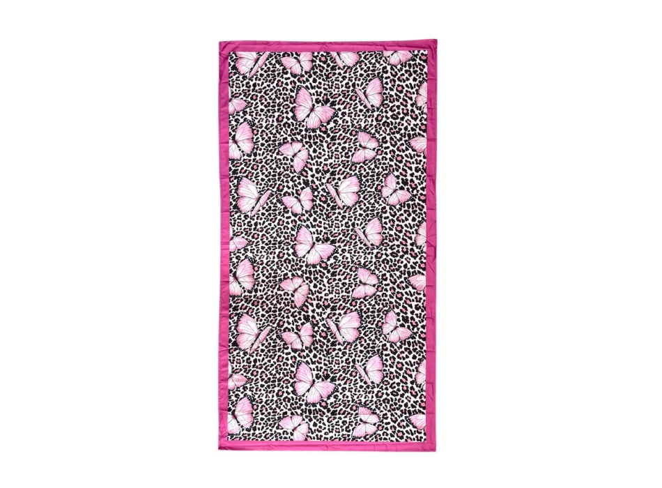 Telo Stampato in Microfibra Summer Animalier 90x170cm Asciugamano Spiaggia e Piscina 100%Poliestere