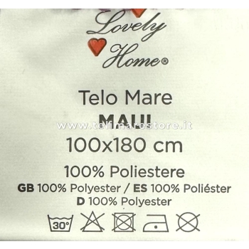 Telo Stampato Rigato Fenicottero Asciugamano 100% Poliestere Telo Mare 100x180cm 