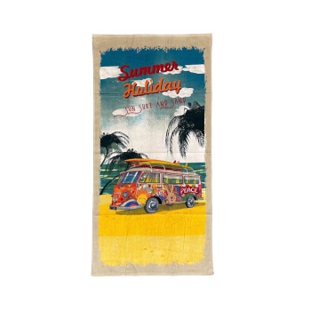 Telo Stampato Summer Holiday Asciugamano in Spugna 100% cotone Telo Mare 80x160cm 